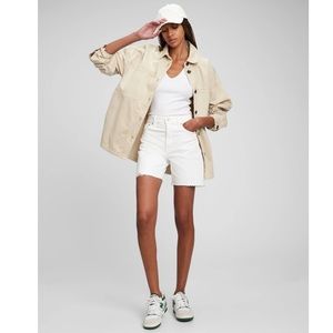 6 inch high rise cheeky midi shorts with washwell